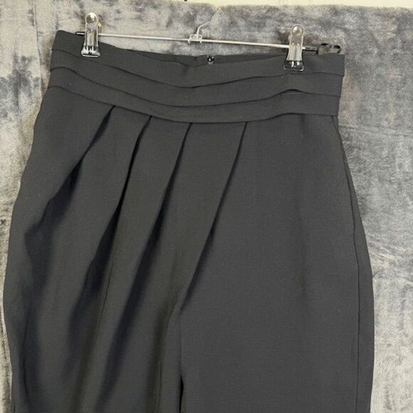 C/MEO Collective Harmony Pants High Waist Drape Pleats Taper Zipper Ankle Small - Picture 2 of 13